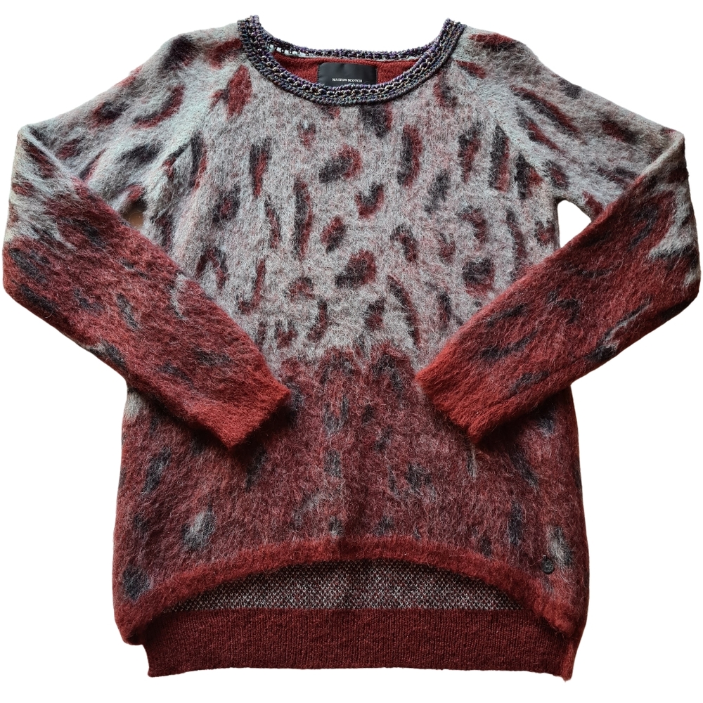 Maison Scotch Designer Biker Sweater Jumper - Picture 2 of 15